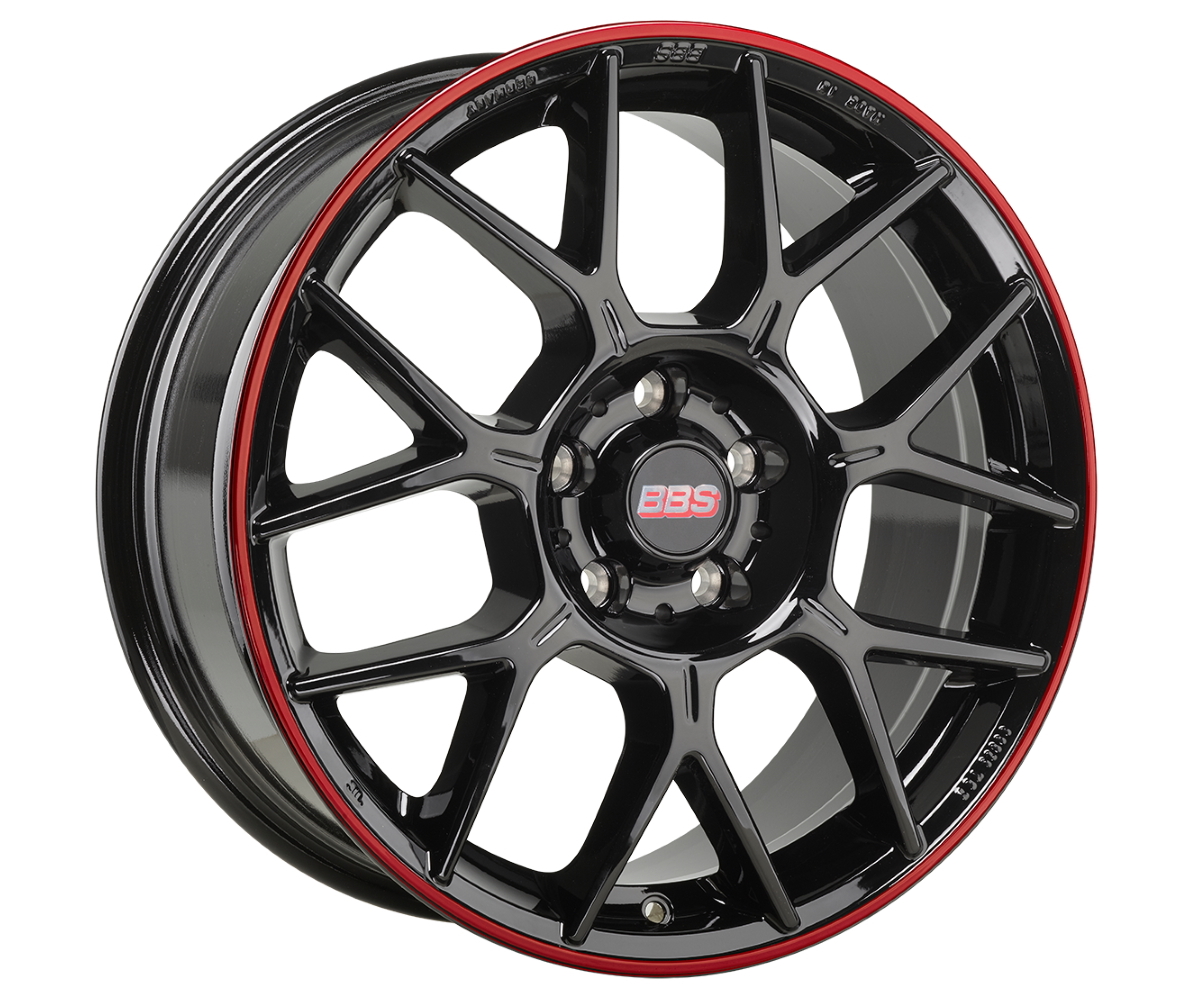 Glossy Black / Red Rim Protector